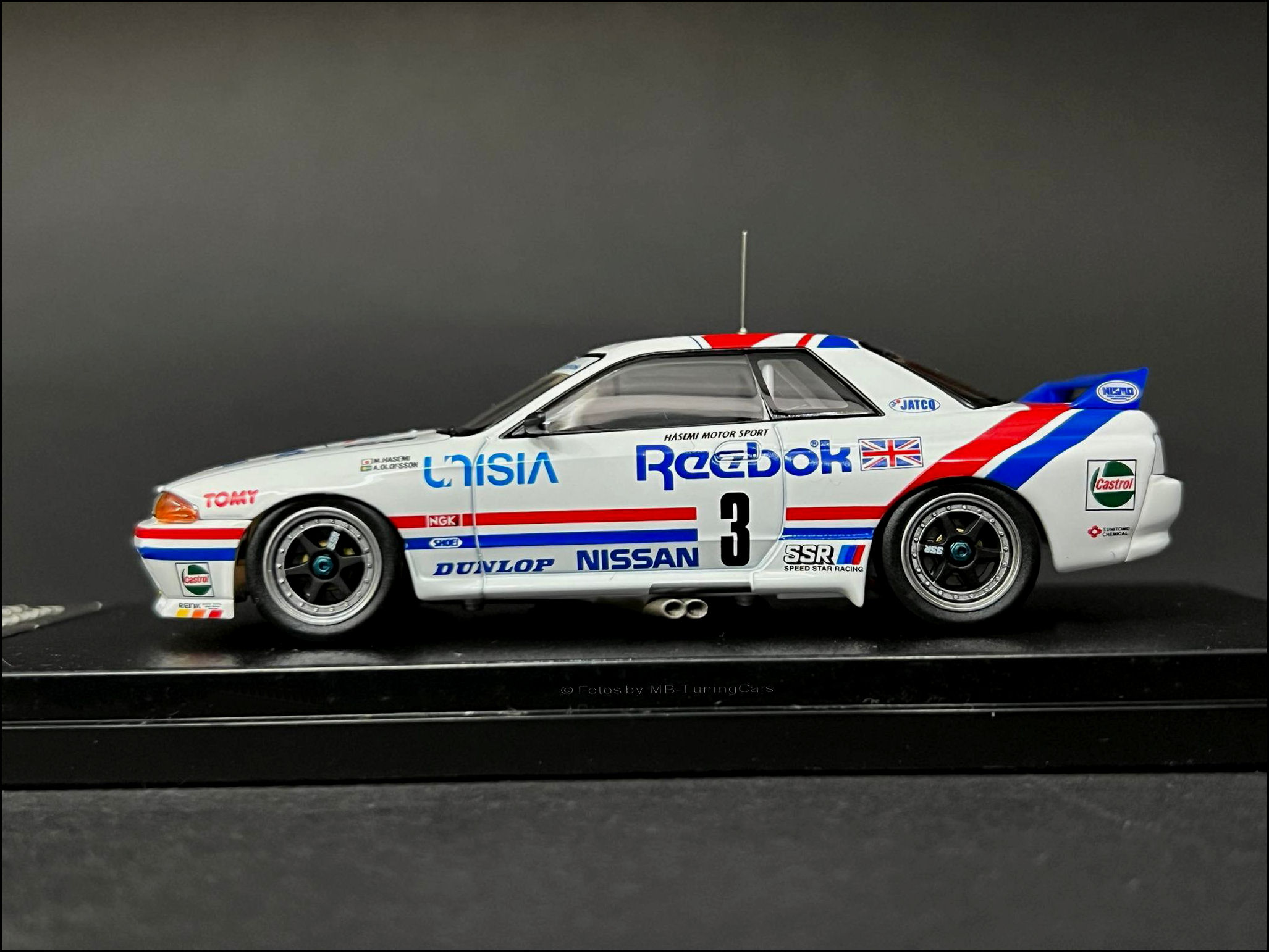 MB-TuningCars - 1:43 Nissan Skyline GT-R JTC Tukuba HPI Racing 